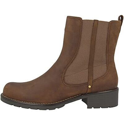 Clarks Orinoco Club dam stövlar med kort skaft Kallfodrade Classics halvhöga stövlar och stövlar, Brun, 36 EU Clarks Orinoco Club dam stövlar med kort skaft Kallfodrade Classics halvhöga stövlar och stövlar, Brun, 36 EU