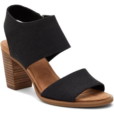 TOMS Dam Majorca utskuren häl sandal, Black Melange Woven, 9 UK, Svart melange vävd, 42.5 EU TOMS Dam Majorca utskuren häl sandal, Black Melange Woven, 9 UK, Svart melange vävd, 42.5 EU