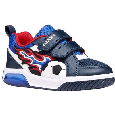 Geox J INEK Boy B sneakers, marinblå/röd, 36 EU Geox J INEK Boy B sneakers, marinblå/röd, 36 EU