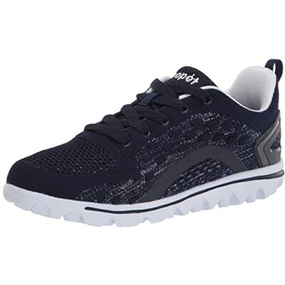 Propét Wat092mnwh Sneaker för kvinnor, Marinblå vit, 5.5 UK XX-Wide Propét Wat092mnwh Sneaker för kvinnor, Marinblå vit, 5.5 UK XX-Wide