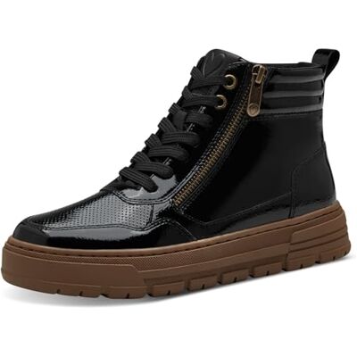 MARCO TOZZI Damsneakers Laced 2–26294-43 ankelstövlar, Svart patent, 37 EU MARCO TOZZI Damsneakers Laced 2–26294-43 ankelstövlar, Svart patent, 37 EU