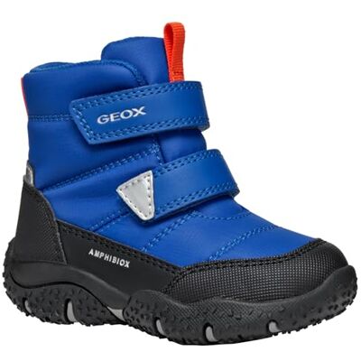 Geox Baby Baltic BOY B ABX B snöstövel, kungsblå/orange, 2 UK barn, Kunglig orange, 2 UK Child Geox Baby Baltic BOY B ABX B snöstövel, kungsblå/orange, 2 UK barn, Kunglig orange, 2 UK Child