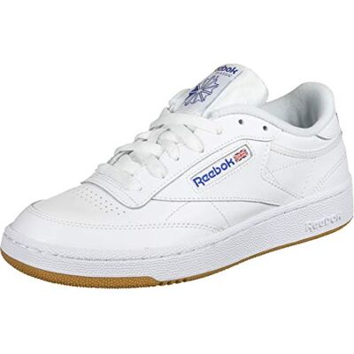 Reebok Unisex Club C85 skor-låg (ej fotboll), Int vitt kungligt gummi, 37.5 EU Reebok Unisex Club C85 skor-låg (ej fotboll), Int vitt kungligt gummi, 37.5 EU