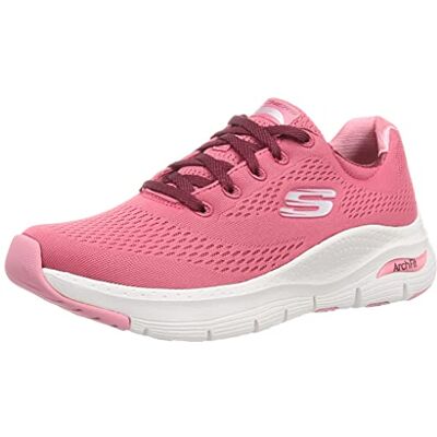 Skechers ARCH FIT BIG APPEAL dam Sneaker, Rosnät vinröd trim, 38.5 EU Skechers ARCH FIT BIG APPEAL dam Sneaker, Rosnät vinröd trim, 38.5 EU