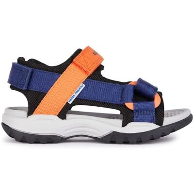 Geox Pojkar J Borealis Boy E-sandal, Marinblå orange, 40 EU Geox Pojkar J Borealis Boy E-sandal, Marinblå orange, 40 EU