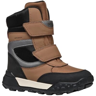 Geox Pojke J Trekkyup Boy B ABX snöstövlar, Tobak Dk silver, 24 EU Geox Pojke J Trekkyup Boy B ABX snöstövlar, Tobak Dk silver, 24 EU