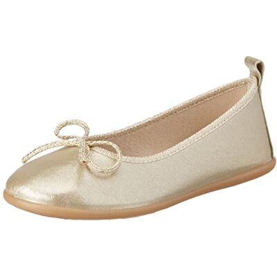 Conguitos Wanda Loafer Flat, Dorado, 10 brittiskt barn Conguitos Wanda Loafer Flat, Dorado, 10 brittiskt barn