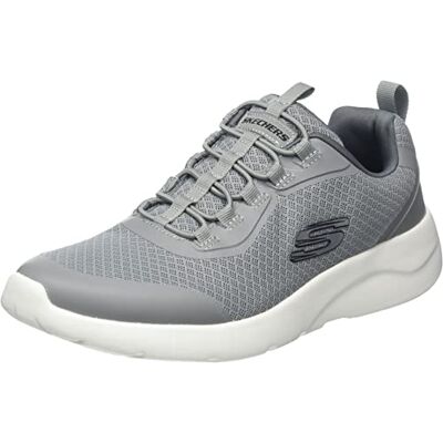 Skechers herr Dynamight 2.0 Setner sneakers, Gray Mesh/Syntetic/Trim, 9 UK Skechers herr Dynamight 2.0 Setner sneakers, Gray Mesh/Syntetic/Trim, 9 UK
