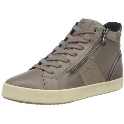 Geox Dam D Blomiee D sneakers, Dk Taupe, 41 EU Geox Dam D Blomiee D sneakers, Dk Taupe, 41 EU
