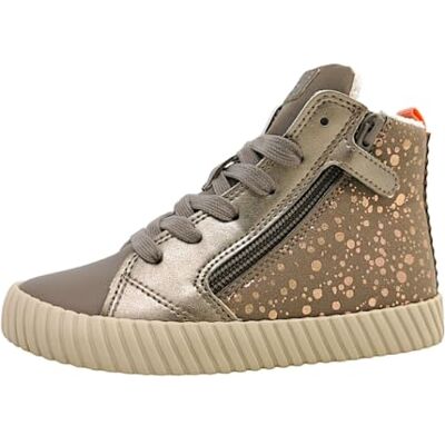 Geox J Mirroless Girl A, flickor sneakers, Beige, 37 EU Geox J Mirroless Girl A, flickor sneakers, Beige, 37 EU
