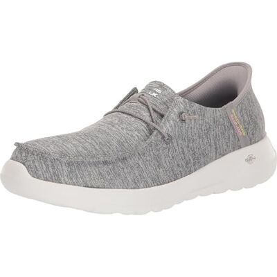 Skechers Hands Free Slip-ins Go Walk Joy Moc Toe Casual Shoe Sneaker för kvinnor, Grå, 36.5 EU Skechers Hands Free Slip-ins Go Walk Joy Moc Toe Casual Shoe Sneaker för kvinnor, Grå, 36.5 EU