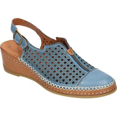 Manitu Dam 820001-51 sandaler, blå, 41 EU Manitu Dam 820001-51 sandaler, blå, 41 EU