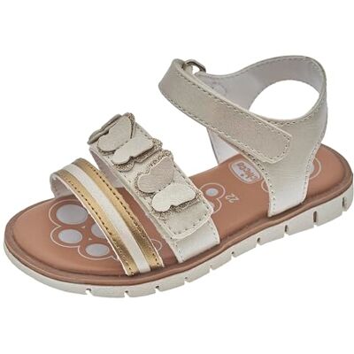 Chicco Dubbel Kardborresandal Flickor Design i Italien, Oro, 30 EU Chicco Dubbel Kardborresandal Flickor Design i Italien, Oro, 30 EU