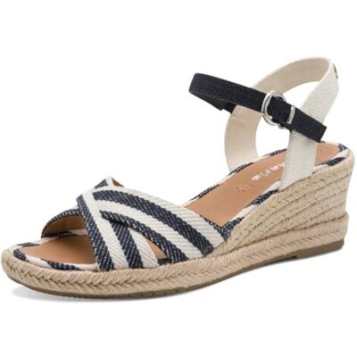 Tamaris Damen 1-28367-42, kilsandaler, dam, blå kam, 36 EU Tamaris Damen 1-28367-42, kilsandaler, dam, blå kam, 36 EU