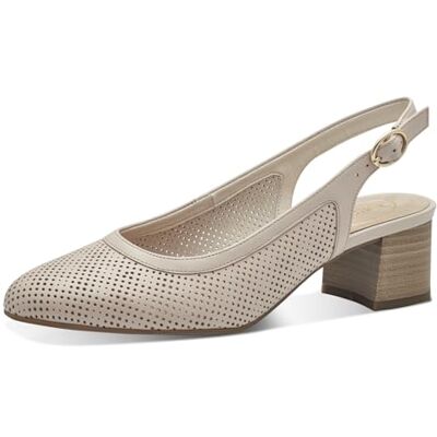 Tamaris COMFORT Slingpumps av läder elegant, Dämpad rosa, 37 EU Tamaris COMFORT Slingpumps av läder elegant, Dämpad rosa, 37 EU
