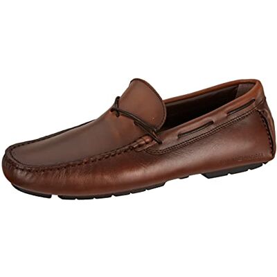 Tommy Hilfiger herr ikonisk Hilfiger läderförare Fm0fm04445, Brun carob choklad, 40 EU Tommy Hilfiger herr ikonisk Hilfiger läderförare Fm0fm04445, Brun carob choklad, 40 EU