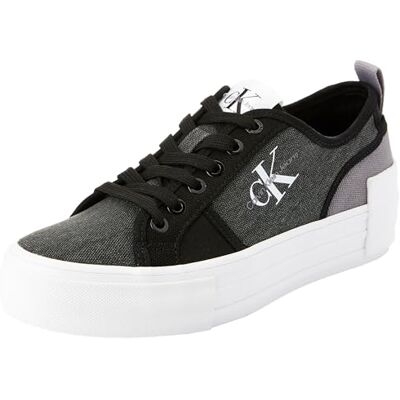Calvin jeans dam Bold Vulc FLATF Low CS ML BTW Vulkaniserade sneakers, svart/stormfront, 6 UK, Svart stormfront, 39 EU Calvin jeans dam Bold Vulc FLATF Low CS ML BTW Vulkaniserade sneakers, svart/stormfront, 6 UK, Svart stormfront, 39 EU