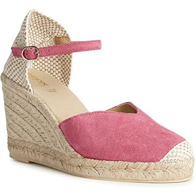 Geox Dam D GELSA Espadrille Wedge Sandal, Cyclamen, 39 EU, Cyklamer, 39 EU Geox Dam D GELSA Espadrille Wedge Sandal, Cyclamen, 39 EU, Cyklamer, 39 EU