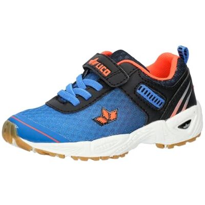 Lico Barney VS hallsneakers, blå/svart/orange, 35 EU Lico Barney VS hallsneakers, blå/svart/orange, 35 EU