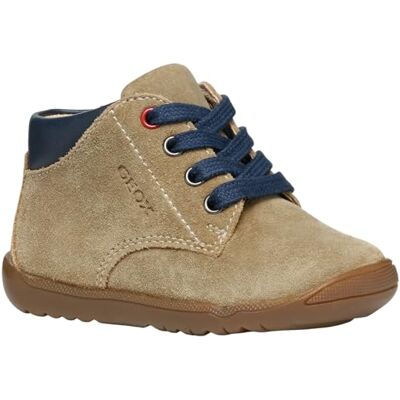Geox Baby pojkar B Macchia Boy A sneakers, BRUN, 23 EU Geox Baby pojkar B Macchia Boy A sneakers, BRUN, 23 EU
