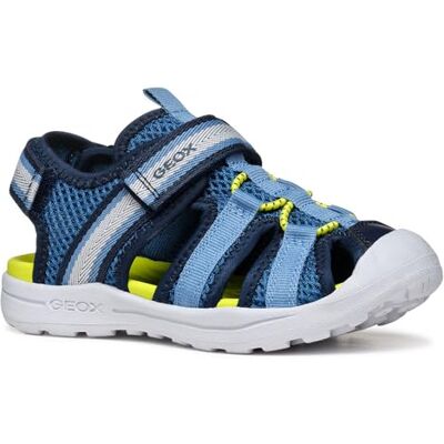 Geox Pojke Vaniett Boy A Sandal, Navy Lt Blue, 34 EU Geox Pojke Vaniett Boy A Sandal, Navy Lt Blue, 34 EU