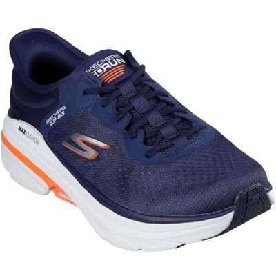 Skechers herr MAX dämpande båge FIT 2.0 Antillerna sneakers, marinblå/orange, 12 UK Skechers herr MAX dämpande båge FIT 2.0 Antillerna sneakers, marinblå/orange, 12 UK