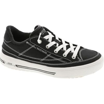 Skechers Dam Arch Fit Arcade-Arcata Sneaker, True Black, 8.5 Wide Skechers Dam Arch Fit Arcade-Arcata Sneaker, True Black, 8.5 Wide