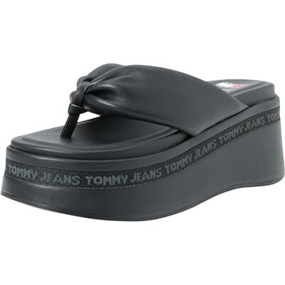 Tommy Jeans TJW kil sandal, svart, 6,5 UK, Svart, 40 EU Tommy Jeans TJW kil sandal, svart, 6,5 UK, Svart, 40 EU