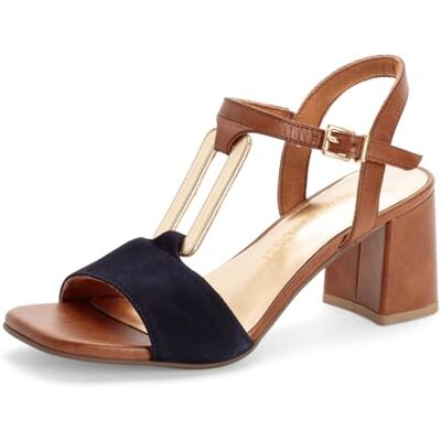 MARCO TOZZI dam 2–28332-44 sandaler, marinblå Comb, 36 EU MARCO TOZZI dam 2–28332-44 sandaler, marinblå Comb, 36 EU