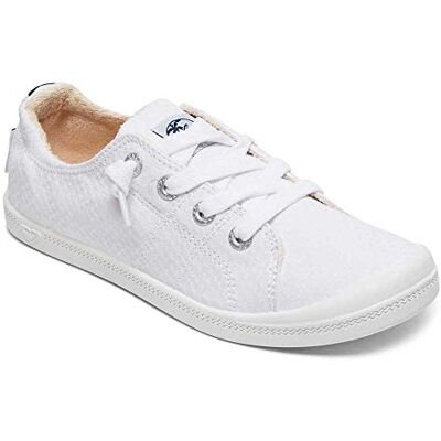 Roxy Bayshore Sneaker för kvinnor, Vitt, 9 Roxy Bayshore Sneaker för kvinnor, Vitt, 9