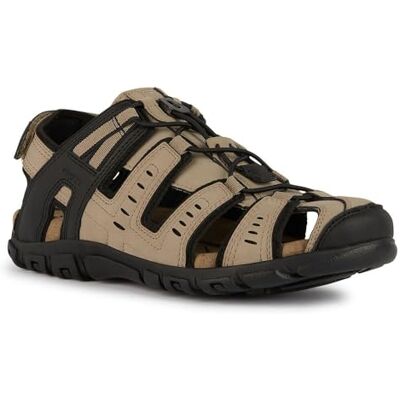 Geox Uomo Sandal Strada Sport Herr, brungrått, 38 EU Geox Uomo Sandal Strada Sport Herr, brungrått, 38 EU