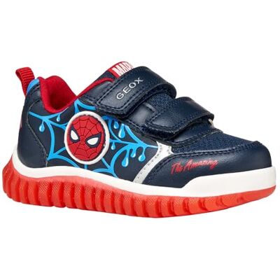 Geox Baby pojkar B LIGHTYLOO Boy C sneakers, marinblå/azure, 24 EU Geox Baby pojkar B LIGHTYLOO Boy C sneakers, marinblå/azure, 24 EU