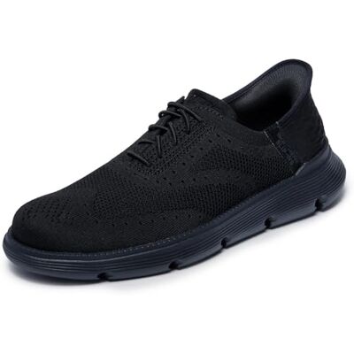 Skechers herr Garza Palma, Svart/Svart, 10.5 Skechers herr Garza Palma, Svart/Svart, 10.5