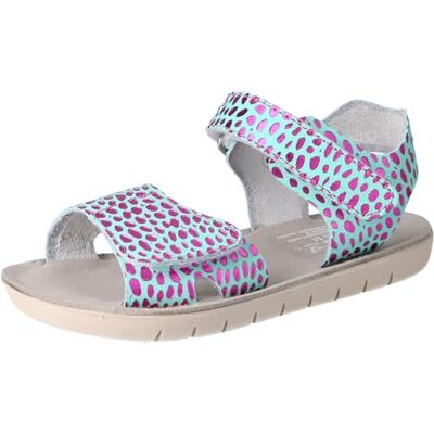 DMLNG Däumling flicka Swantje platta sandaler, meteora ciclam mint, 31 EU DMLNG Däumling flicka Swantje platta sandaler, meteora ciclam mint, 31 EU