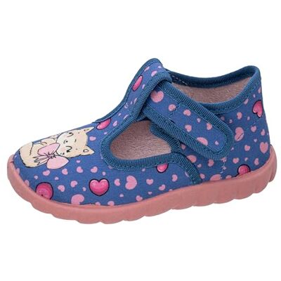 Fischer Markenschuh Fischer märkessko barnkardborreband tofflor med kattmotiv Fischer Markenschuh Fischer märkessko barnkardborreband tofflor med kattmotiv