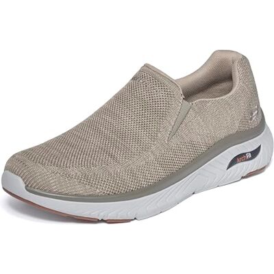 Skechers herr Arch FIT Crosser LOCKE sneakers, Taupe, 10.5 UK Skechers herr Arch FIT Crosser LOCKE sneakers, Taupe, 10.5 UK