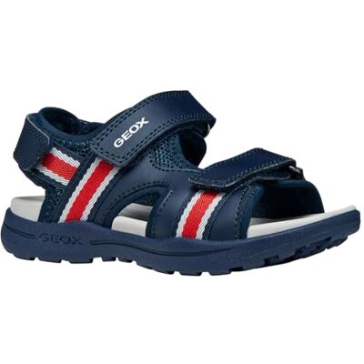 Geox J VANIETT Boy B sandal, marinblå/röd, 34 EU Geox J VANIETT Boy B sandal, marinblå/röd, 34 EU