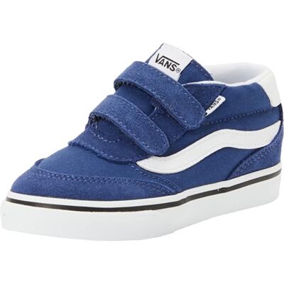 Vans Unisex barn Brooklyn Mid VSneaker, Sann marinblå, 6 UK Child Vans Unisex barn Brooklyn Mid VSneaker, Sann marinblå, 6 UK Child