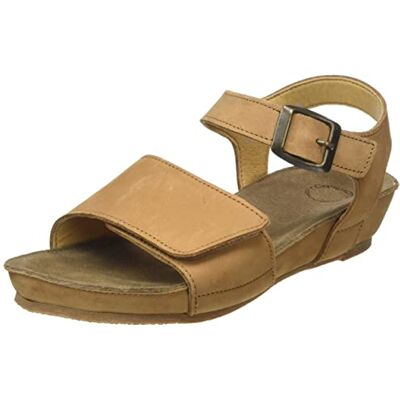 CA'SHOTT A/S dam Casava Buckle Nubuck sandal, Brandy, 36 EU CA'SHOTT A/S dam Casava Buckle Nubuck sandal, Brandy, 36 EU