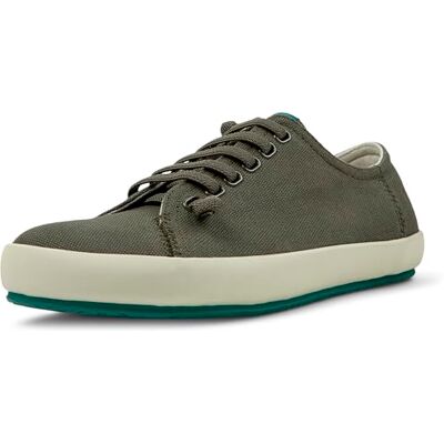 Camper , Peu Rambla Vulcanizado, herrsneakers, medium grön, 41, (EU), Svart läder, 41 EU Camper , Peu Rambla Vulcanizado, herrsneakers, medium grön, 41, (EU), Svart läder, 41 EU