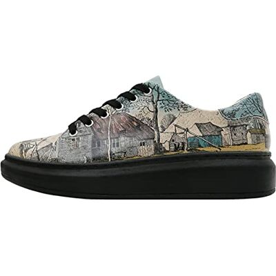 DOGO Myra Sneaker dam, flerfärgad, 2 UK DOGO Myra Sneaker dam, flerfärgad, 2 UK