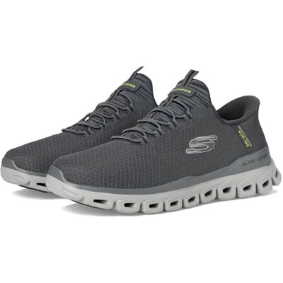Skechers herr Glide-Step Noxus handsfree slip-on sneaker, Träkol, 42.5 EU Skechers herr Glide-Step Noxus handsfree slip-on sneaker, Träkol, 42.5 EU