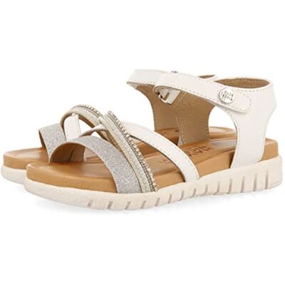 GIOSEPPO Päls sandaler i vit färg med detaljer för flicka maroa, Vit, 26 EU GIOSEPPO Päls sandaler i vit färg med detaljer för flicka maroa, Vit, 26 EU