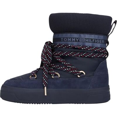 Tommy Hilfiger dam TOMMYTECH RWB SNUBOOT WARM FW0FW09163 utomhusstövlar, blå (rymdblå), 5, Blå rymd blå, 38 EU Tommy Hilfiger dam TOMMYTECH RWB SNUBOOT WARM FW0FW09163 utomhusstövlar, blå (rymdblå), 5, Blå rymd blå, 38 EU