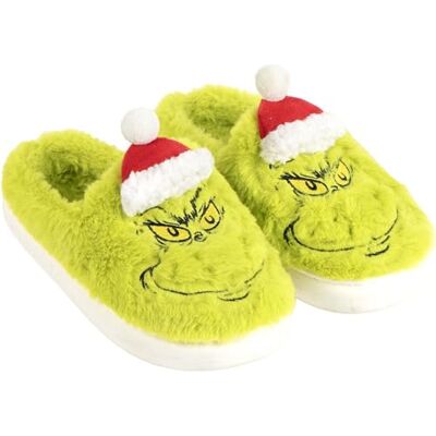 CERDÁ LIFE'S LITTLE MOMENTS Hemtofflor officiell licens The Grinch-tofflor bekväma, mjuka och halkfria, Grinchen, 42/43 EU CERDÁ LIFE'S LITTLE MOMENTS Hemtofflor officiell licens The Grinch-tofflor bekväma, mjuka och halkfria, Grinchen, 42/43 EU