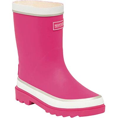 Regatta Barn Foxfire refektiv utomhus Wellington stövlar gummistövlar, Rosa, 34 EU Regatta Barn Foxfire refektiv utomhus Wellington stövlar gummistövlar, Rosa, 34 EU