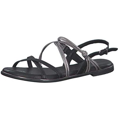 Tamaris Damer 1-1-28145-26 sandal, Svart tenn 37 EU Tamaris Damer 1-1-28145-26 sandal, Svart tenn 37 EU