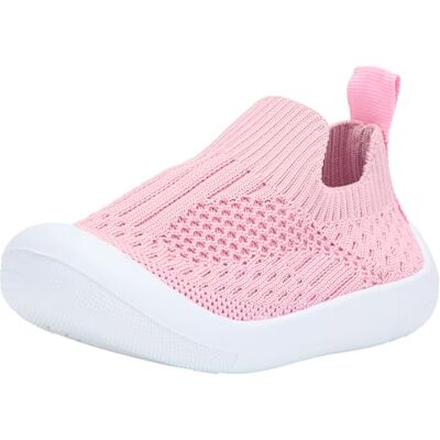 Playshoes fritidssko stickad unisex barnsneakers, Rosa stickad, 23 EU Playshoes fritidssko stickad unisex barnsneakers, Rosa stickad, 23 EU