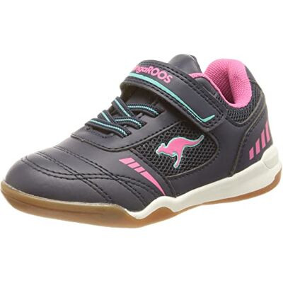 KangaROOS Unisex barn K-kingyard Ev hallsneakers, Dk marinblå tusensköna rosa, 28 EU KangaROOS Unisex barn K-kingyard Ev hallsneakers, Dk marinblå tusensköna rosa, 28 EU