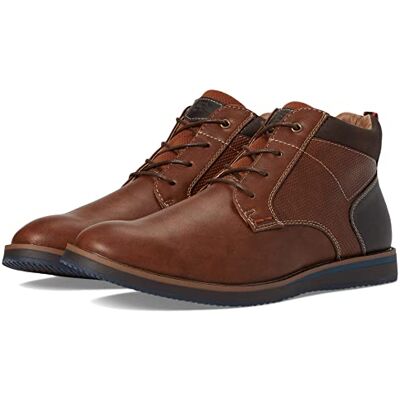 Nunn Bush Dc Circuit enkel tå Chukka Boot med minnesskum för män, Konjak, 9.5 Wide Nunn Bush Dc Circuit enkel tå Chukka Boot med minnesskum för män, Konjak, 9.5 Wide